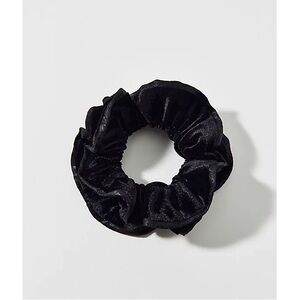 Ruffle Velvet Scrunchie